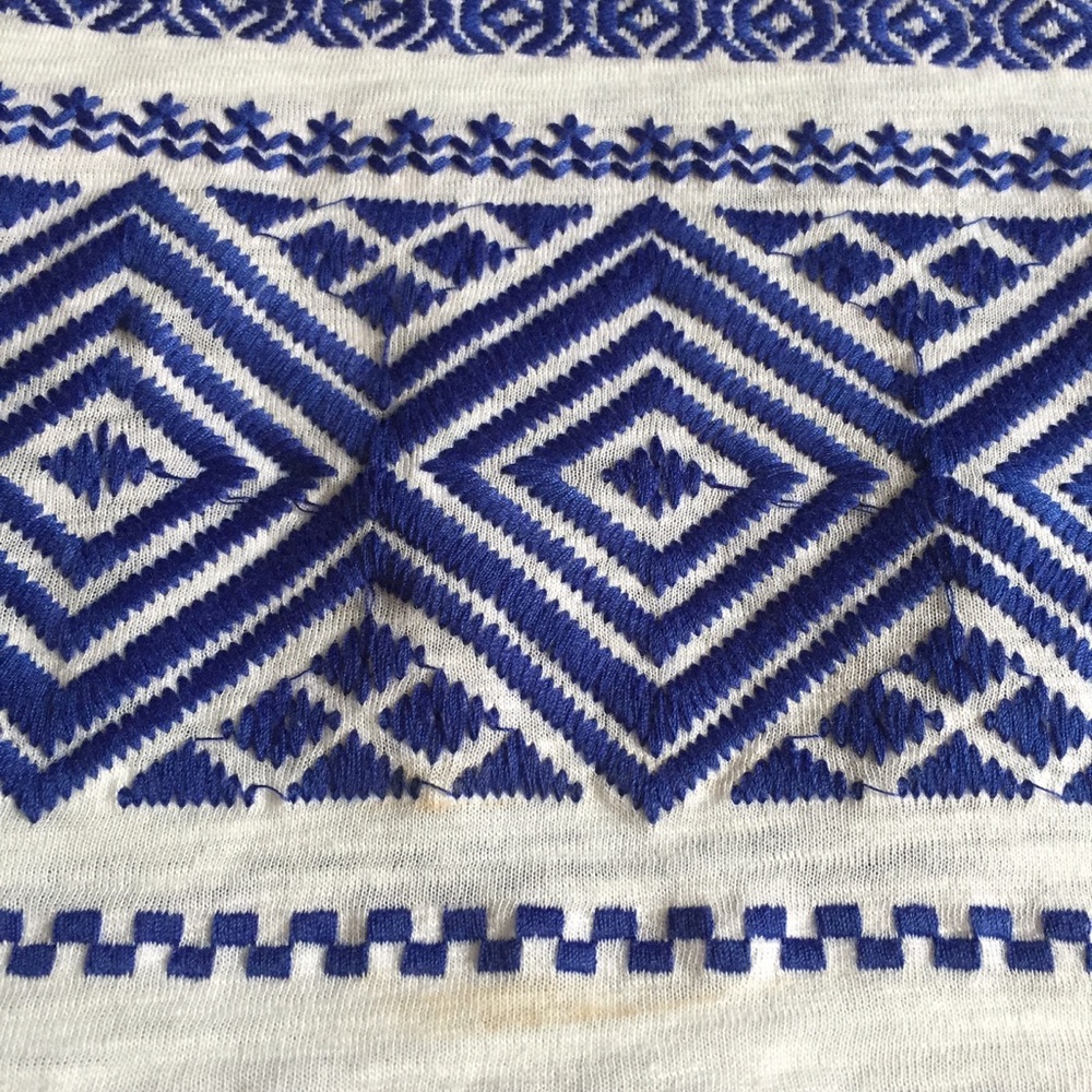 Sam Edelman Embroidered Razorback Tank Top - Picture 3 of 7